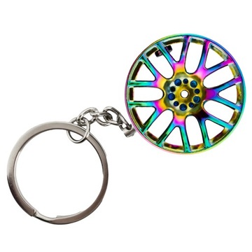 БРЕЛОК ДЛЯ КЛЮЧЕЙ ОБОДКА НЕОХРОМНАЯ РАДУГА