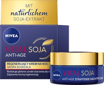 Nivea VITAL SOJA Krem na NOC SKÓRA DOJRZAŁA 50ml
