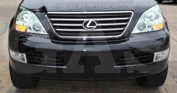 LEXUS GX470 - CHROM LIŠTA MASKA CHRÓM MŘÍŽKY NÁRAZNÍKU TUNING