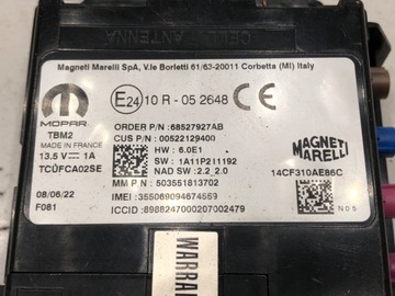 MODUL JEEP COMPASS MP 68527927AB ŘÍZENÍ