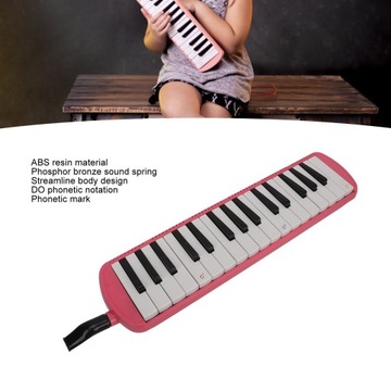 Melodica 32 Key Школьник для детей, начинающих, многофункциональный инструмент