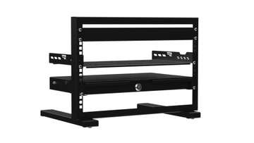 Подставка RACK 19 дюймов 2U, черная подставка Stalflex Rack