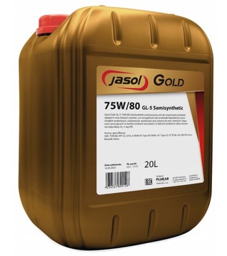 Olej przekładniowy JASOL GL-5 75W80 20L