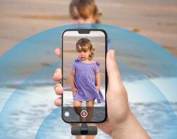 Беспроводной петличный микрофон Lightning для iPhone
