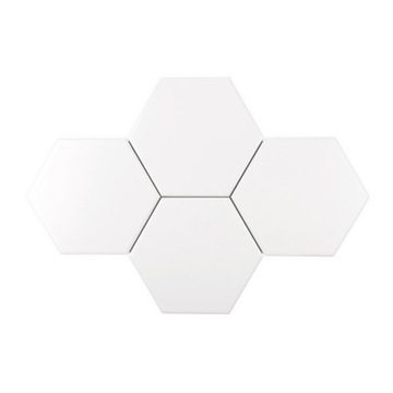 Mozaika ceramiczna heksagon glazura płytka