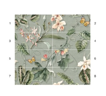 Obraz CANVA BOTANICA płytki ceramiczne 30 x 60