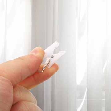 КРЮЧКИ ДЛЯ ДУШЕВОЙ ШТОРЫ ЗАЖИМ ДЛЯ ПОДВЕСКИ ПЛАСТИКОВЫЕ ЗАЖИМЫ