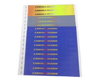 OPASKI NA RĘKĘ TYVEK 19mm 250 szt NADRUK FULLCOLOR