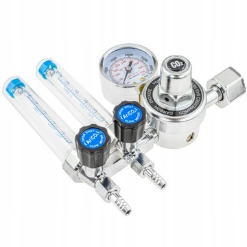 РЕДУКТОР CO2 / АРГОНОВЫЙ РОТАМЕТР x 2 MIG TIG MAG AR