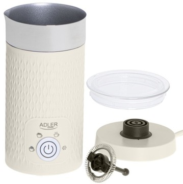 Elektryczny Spieniacz Do Mleka Podgrzewacz 2w1 Cappuccino Latte 4 Funkcje