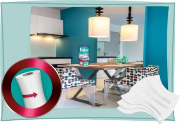 Бархатное бумажное полотенце, 3-слойное Boost