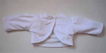 КРАСИВОЕ Бело-Розовое Болеро на КРЕЩЕНИЕ 74/80