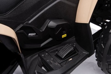 QUAD Большой мощный CAN-AM Maverick с батарейным питанием, 12 В, 4x45 Вт, кремовый