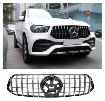 ATRAPA GRILL MERCEDES GLE W167 V167 AMG GT PANAMERICANA CHROM NOWA