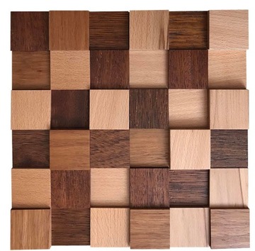Panel drewno Mozaika 3d - MIx Egzotyczny *061