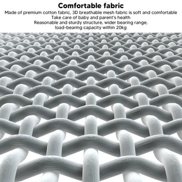 Детская переноска с набедренным сиденьем Эргономичная Дышащая Удобная Многофункциональная