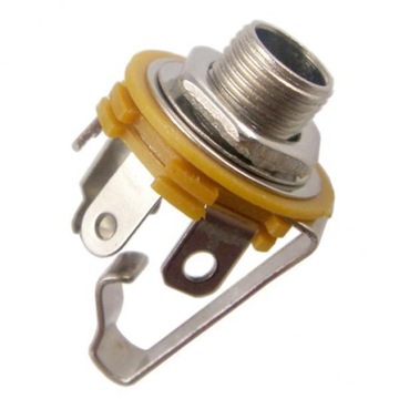 5X2 sztuk gniazdo gitary elektrycznej 6.35mm