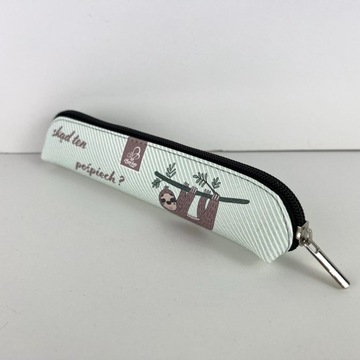 Etui saszetka piórnik mini leniwiec chwilunia