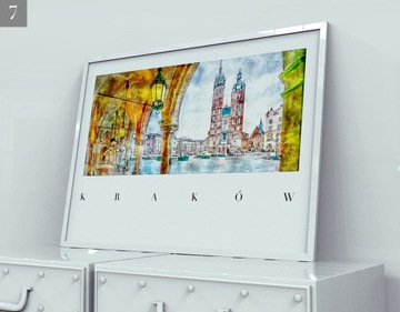 Краков Сувениры Плакаты Вавель Суконные ряды А4 карта