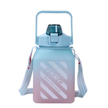 BUTELKA 1.5L BIDON 1500ML BUTELKA NA WODĘ Z SŁOMKĄ