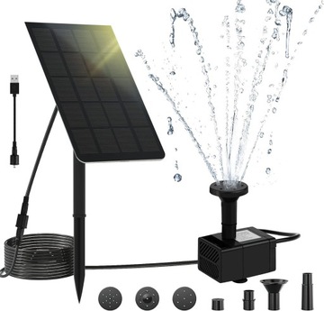 POMPA SOLARNA FONTANNA DO OCZKA WODNEGO SŁONECZNA