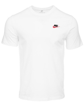 Koszulka Nike Sportswear Club AR4997-100 - BIAŁY, XL