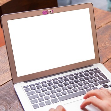 MONTAŻ OSŁON KAMERY INTERNETOWEJ NA OSŁONĘ NA LAPTOPA