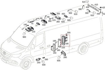 MERCEDES VITO VIANO W639 PIN KONTAKTOVÝ DVEŘE
