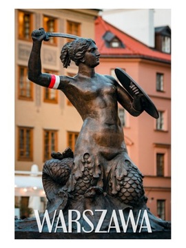 WARSZAWA - Syrenka - Starówka - Magnes na lodówkę