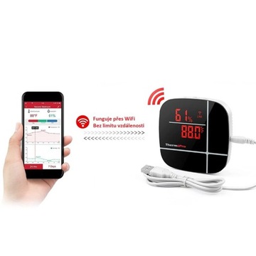 ThermoPro Smart Wi-Fi TP-90 термометр и гигрометр