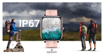 ЖЕНСКИЕ Умные Часы GW230-1 Розовое Золото-Розовый