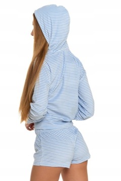 ЖЕНСКИЙ КОМПЛЕКТ ИЗ ДВУХ ЧАСТЕЙ ПИЖАМЫ УДОБНЫЙ ВЕЛЮР ДЛЯ НЕЕ МОРАЖ L