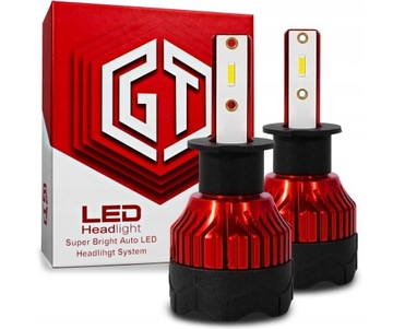 SUPER ŻARÓWKI LED H3 GT COB +300% SUPER MOCNA