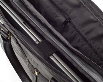 Skórzana męska torba na ramię, laptopa Solier SL01 DUNDEE