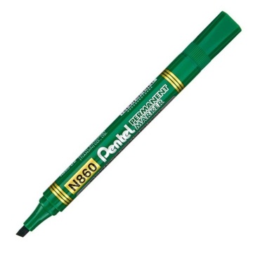 MARKER PENTEL N860 ŚCIĘTY ZIELONY