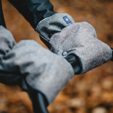 Zaffiro dwuczęściowe mufki 2w1 do wózka z wełną