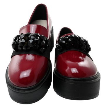 Туфли женские GOODIN GD FL 770 БОРДОВЫЕ, размер 39