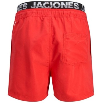 JACK&JONES WIĄZANE KĄPIELÓWKI CZERWONE S SPF