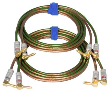 2x Sommer Orbit Reproduktorový 2,5 mm Wt Banánový 10 m