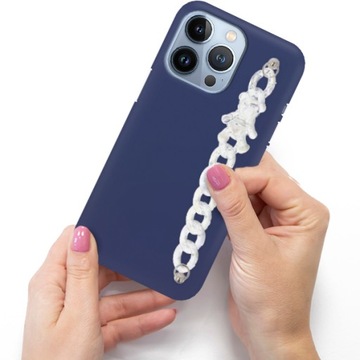 Etui Mat Granat Blink do IPHONE 13 PRO Łańcuszek