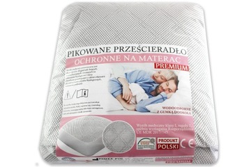 PRZEŚCIERADŁO NIEPRZEMAKALNE 160x200 WODOODPORNE GUMKA DOOKOŁA 200x160 VIP