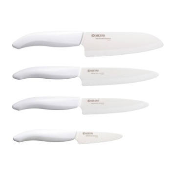 КЁ - Блок и набор из 4 ножей с яркими ручками