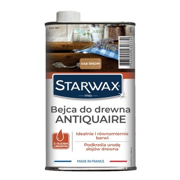 STARWAX BEJCA ANTIQUAIRE DĄB ŚREDNI 500ML 43077