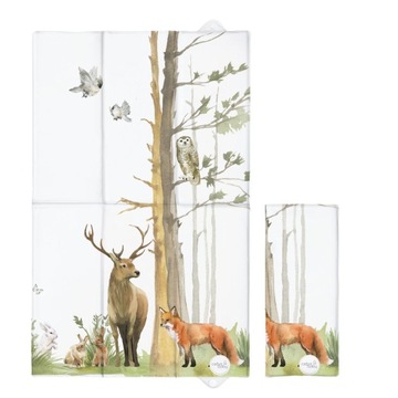 Przewijak mata składana turystyczna 50x80 Ceba baby Basic Woodland