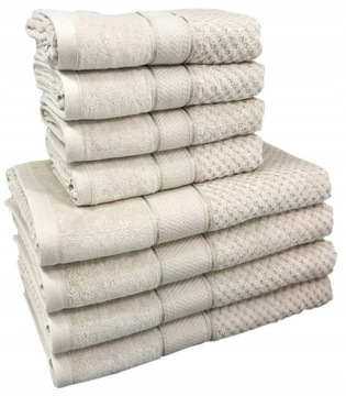 НАБОР БАННЫХ ПОЛОТЕНЦИЙ 8 ШТ. В ПОДАРОК