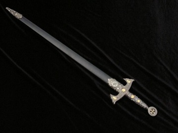 RYCERSKI MIECZ TEMPLARIUSZY Z POCHWĄ JT6136SU Pasowanie Wojowników Maryi