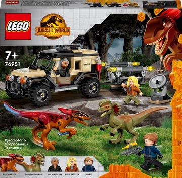LEGO Jurassic World Транспорт пирораптора 76951