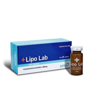 LipoLab 10ml lipoliza podbródek + igła strzykawka