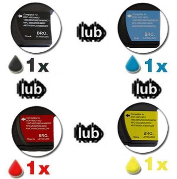 для BROTHER J5910 J430 XL100%НОВЫЙ LC1240 1220 LC1280