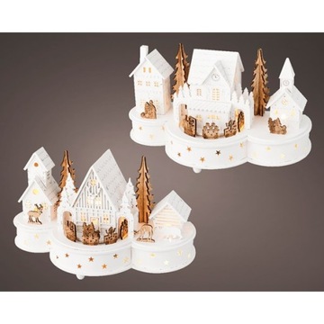 Рождественская деревня, деревянный домик, светодиод 1 шт.